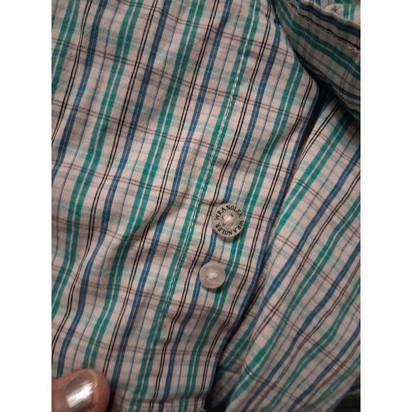Wrangler 20X Competition Button Down Shirt Performance Rustic Western Men Sz 2XT - Picture 7 of 8
